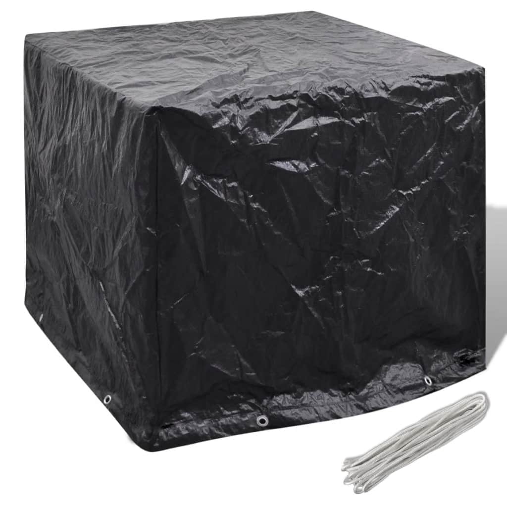 Wassertank-Abdeckungen Wasserspeicher Regentonnen 1/2 Stk. 8 Ösen 116x100x120 cm
