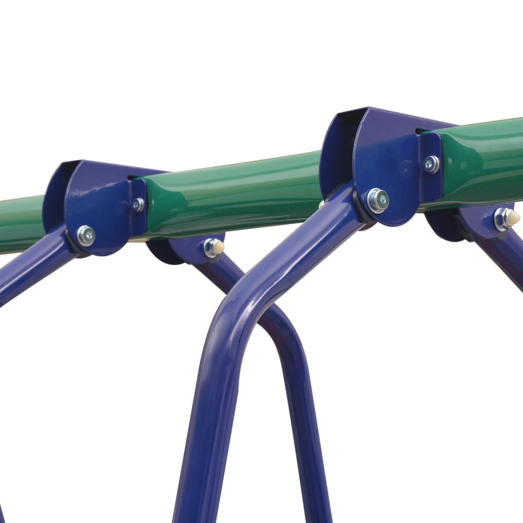 Kinderschaukel Gartenschaukel Schaukelgerüst Schaukelgestell Stahl Rahme Outdoor - Produktbild 3