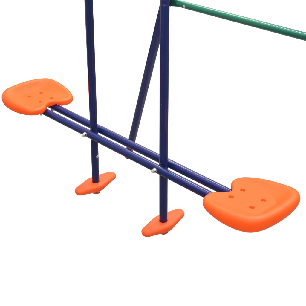 Kinderschaukel Gartenschaukel Schaukelgerüst Schaukelgestell Stahl Rahme Outdoor - Produktbild 6