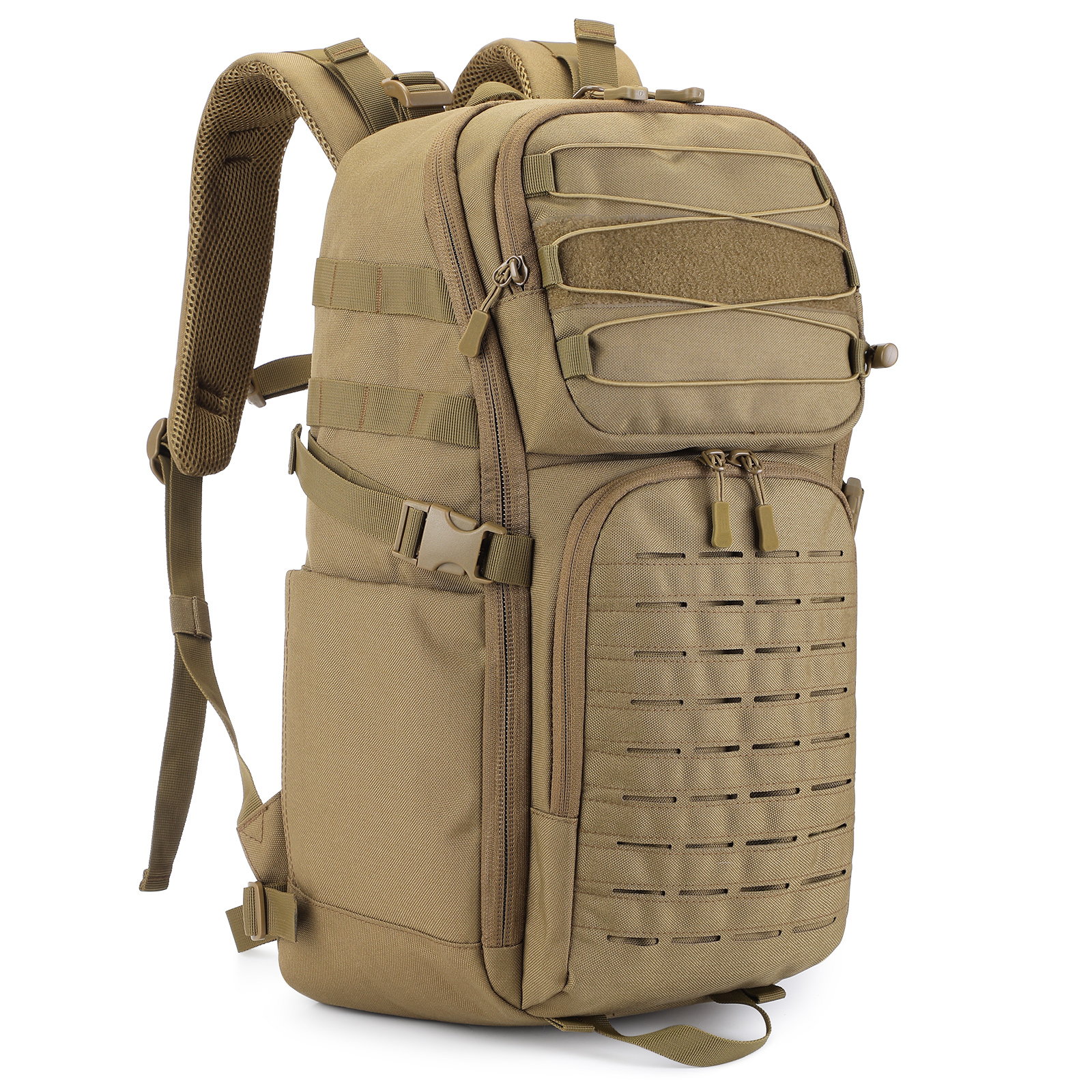 40L Military Tactical Backpack Molle Army 3 Day Assault Pack Outdoor Travel Bag